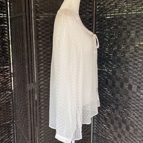 Miraclesuit Everyday Shapewear White Lace Blouse XL - Picture 3 of 12